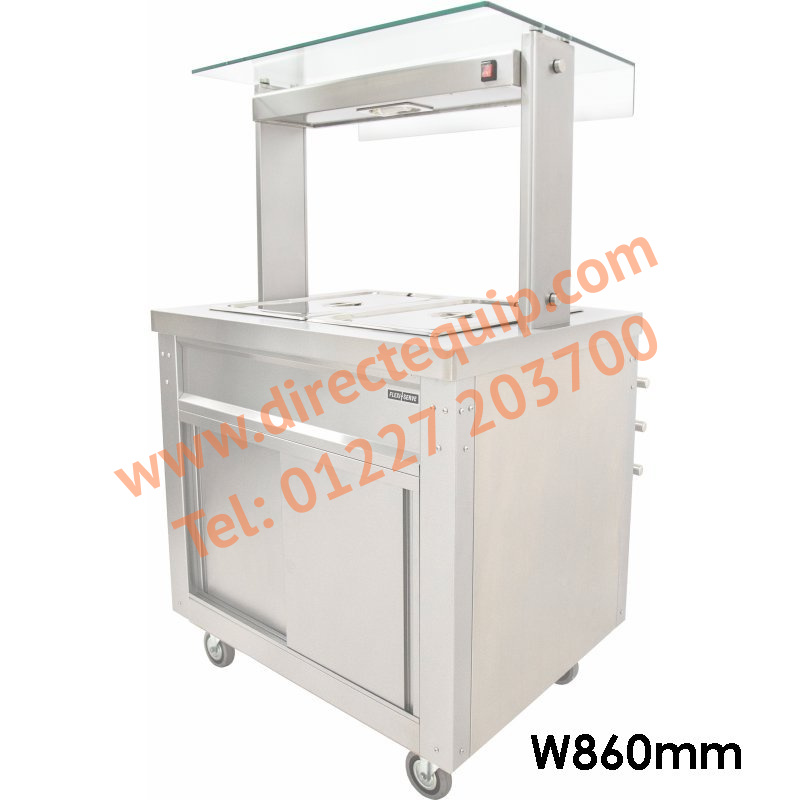 Parry FS-AW2 Flexi-Serve Ambient Cupboard with Chilled Well